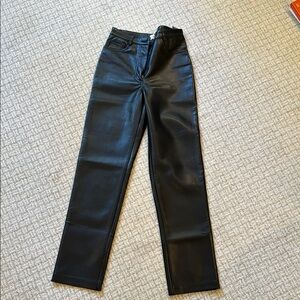 Aritzia leather pants!